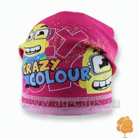 Шапка детская GRACEK W16 F-3D CRAZY COLOR (одинарный трикотаж)