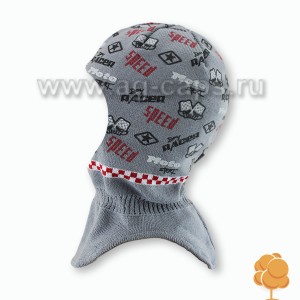 Шапка-шлем детская AGBO W17 1106 WIT (на подкладке) - Фото