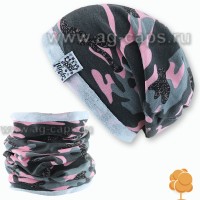 Комплект детский HILANDER W17 107 (одинарный трикотаж)+(снуд одинарный) Комплект детский HILANDER W17 107 (одинарный трикотаж)+(снуд одинарный)