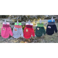 Варежки детские MARGOT BIS 418 BUTTON (одинарные)