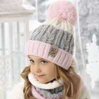 Комплект детский AJS 419 38-501 (хлопковый флисе Футтер)+(снуд одинарный) Комплект детский AJS 419 38-501 (хлопковый флисе Футтер)+(снуд одинарный)