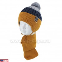 Комплект детский AGBO 420 3104 STAN (ISOSOFT)+(шарф одинарный) Комплект детский AGBO 420 3104 STAN (ISOSOFT)+(шарф одинарный)