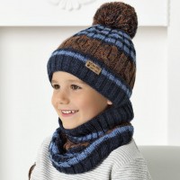 Комплект детский AJS 420 40-523 (подкладка хлопковый флисе Футтер)+(снуд одинарный)