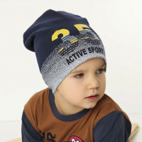 Шапка детская AJS 221 42-179 (двойной трикотаж) [52-54]