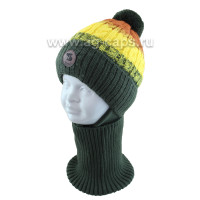 Комплект детский AGBO 421 4632/50-52 LEMON (на хлоп. подкладке+утеп. SUPERWARM)+(снуд одинарный)