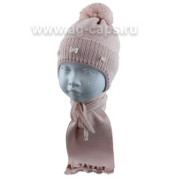 Комплект детский AGBO 421 5071 Maribel 3 (на флисовой подкладке)+(шарф одинарный)
