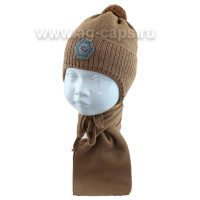 Комплект детский AGBO 421 5073 Lorenc (на флисовой подкладке)+(шарф одинарный)