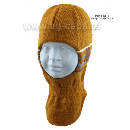 Шапка-шлем детская AGBO 421 3305 JEMEN (на подкладке) - Фото