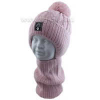 Комплект детский AGBO 422 5876 MELODIA (на хлоп. подкладке+утеп. SUPERWARM)+(снуд одинарный)
