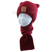 Комплект детский AGBO 422 5636 PETIT (на хлоп. подкладке+утеп. SUPERWARM)+(шарф одинарный)