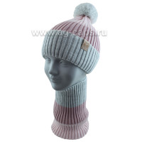 Комплект детский AGBO 422 5309 INDIANA (на флисовой подкладке)+(снуд одинарный)