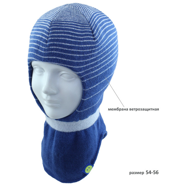 Шапка-шлем детская SHLm 0 SMILE-1M ACR-SHH (на хлоп. подкл. +утеп. SHELTER) 54-56 - Фото